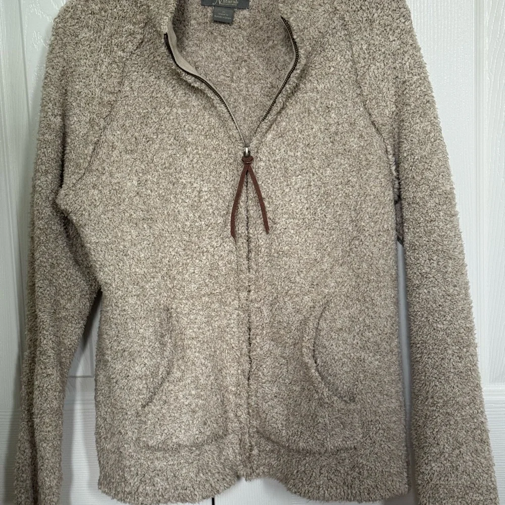 Natural Reflections Textured Beige Jacket - Picture 2 of 4